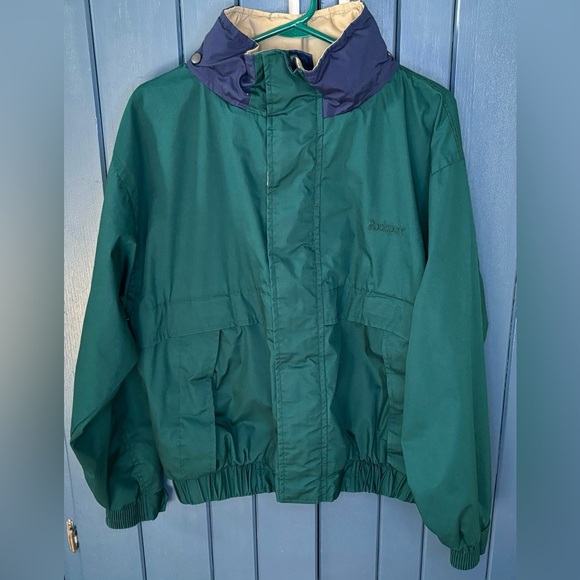 Vintage Other - Vintage Mens Rockport Forest Green Full Zip Jacket Size Medium Gorpcore Workwear
